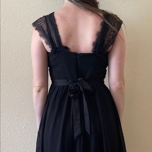 Forever 21 Dresses - Little Black dress lace/chiffon goth Witchy M Forever 21 Dresses - Little Black dress lace/chiffon goth Witchy M